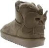 A single beige winter boot with a bow detail on a white background. Produktbild-Vorschau