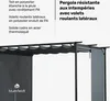 Blumfeldt Pergola 3x4 m, Pergola 4x3 avec Toit en Polyester Voir les images du produit 2