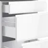 Winkelküche 300/240 cm in Hochglanz weiß, Arbeitsplatte Produktbild-Vorschau 5