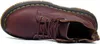 A close-up view of the top of a brown leather boot. Produktbild-Vorschau