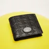 LACOSTE Cuir porte-monnaie Monogramm Billfold Coin Noir Voir les images du produit 9