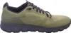 A side view of a green sneaker with a dark sole. Produktbild-Vorschau