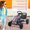 GOPLUS Gokart mit Gummireifen, Bremse & Verstellbarem Sitz, Produktbild-Vorschau 2