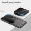 A black phone case is shown with a phone inside, highlighting its protective features. Náhled obrázku produktu