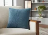 Eurofirany Kissenbezug Schaffell Imitat blau 45 cm x 45 cm Produktbild-Vorschau 4