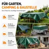 TK Gruppe Timo Klingler 4x5 m plachta zelená, ako ochranná Náhľad obrázku produktu 5