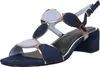 MARCO TOZZI Damen Sandale Textil Sandalette Metallic Produktbild-Vorschau 6