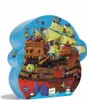 A puzzle box shaped like a pirate ship, with cartoon pirates on board. Produktbild-Vorschau
