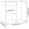 vidaXL Kosmetická skříňka Sonoma Dub 80x40x75 cm výrobek ze Náhled obrázku produktu 8