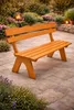 DEGAMO Gartenbank Holzbank Bank FREITAL 3-sitzer 150cm, Produktbild-Vorschau 2