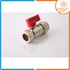 Vanne à bille 15 x 16 mm Adaptateur cuivre PEX 16 rouge Voir les images du produit 4