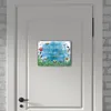 Bin im Garten Metallschild in 15x20 cm mit Blumenwiese und Produktbild-Vorschau 6