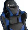 Close-up of a gaming chair headrest and upper back. Produktbild-Vorschau