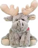 A plush toy moose sitting down. Produktbild-Vorschau