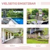 Outsunny Beistelltisch Gartentisch Klapptisch klappbar Produktbild-Vorschau 7