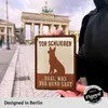 LANOLU retro Blechschild Hund, TOR SCHLIEßEN, Deko Hund Produktbild-Vorschau 4