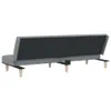 vidaXL Canapé-lit Tissu gris clair Voir les images du produit 8