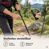 Nordic Walking Stöcke 2er-Set Aluminium, höhenverstellbar Produktbild-Vorschau 4