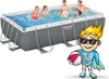 Piscina con struttura in acciaio 4,04 x 2,01 x 1,00 m con Anteprima dell’immagine prodotto 8