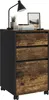 Relaxdays Rollcontainer, 3 Schubladen, Hängeregister, Produktbild-Vorschau 1