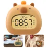 Dětský budík Capybara s nočním světlem, digitální budík do Náhled obrázku produktu 2