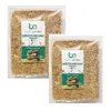 Two packages of roasted kadayif, a type of shredded phyllo dough, are shown against a white background. Each package has a label with product information and an image of the prepared dessert. Produktbild-Vorschau