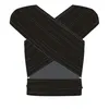 A black baby wrap carrier is shown against a white background. Produktbild-Vorschau