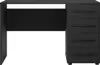 A black desk with drawers on a white background. Produktbild-Vorschau