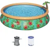 Bestway 57416 - Piscina Fast Set - Paradise Palms Anteprima dell’immagine prodotto 1