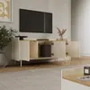 Nízký nábytek pod televizi Vicco Velina Krémová 140 x 63 cm Náhled obrázku produktu 4