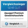 A marketing image with text and a logo, indicating a product comparison result. Produktbild-Vorschau