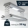 Elektryczny suszarka do ubrań Foxydry Air 122 cm – stal i Podgląd zdjęcia produktu 4