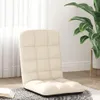 vidaXL Krzesło podłogowe składane lniane 71x51x62 cm Podgląd zdjęcia produktu 2