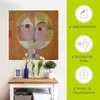 ARTland Wandbild, selbstklebend Senecio Größe: 30x30 cm Produktbild-Vorschau 3