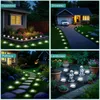 10 Stück Solar Bodenleuchten Aussen, 8 LED Solarlampen für Produktbild-Vorschau 5