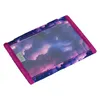 A close-up view of a small pouch with a galaxy-themed pattern. Anteprima dell’immagine prodotto