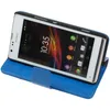 PhoneNatic Kunst-Lederhülle kompatibel mit Sony Xperia SP - Produktbild-Vorschau 1