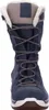 A front view of a blue winter boot. Produktbild-Vorschau