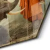 DEQORI Glasbild Echtglas 40x35 cm 'Buddhist berührt Produktbild-Vorschau 5