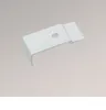 Deckenclip 3-spurig in grau (B x H x T) 20mm x 16mm x 47mm Produktbild-Vorschau 1