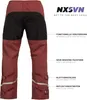 RUBBERNECK NXSVN Regenhose uni, atmungsaktiv, rot, Gr. M Produktbild-Vorschau 2