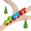 Bigjigs Rail Drevené koľaje trojcestná výhybka 2 ks Náhľad obrázku produktu 4