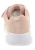 The back view of a pink and white child's sneaker. Podgląd zdjęcia produktu
