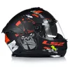 LS2 FF808 Stream II casque intégral noir rouge mat angry Voir les images du produit 9