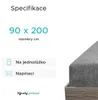 Prześcieradło frotte kremowe 90 x 200 cm Podgląd zdjęcia produktu 6