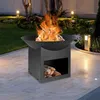 Caminetto da giardino portatile in ghisa 57 cm Anteprima dell’immagine prodotto 3