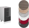 A kitchen cabinet with drawers and color swatches next to it. Anteprima dell’immagine prodotto