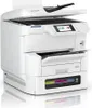 A white Epson WorkForce Pro EM-C8100RDWF printer is shown against a white background. Voir les images du produit