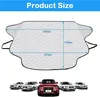 Frontscheibenabdeckung Auto Winter Schnee Magnet Fixierung Produktbild-Vorschau 7