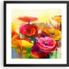 Gerahmtes Poster - Schwarzer Rahmen - Blumen Frühling Flora Produktbild-Vorschau 1